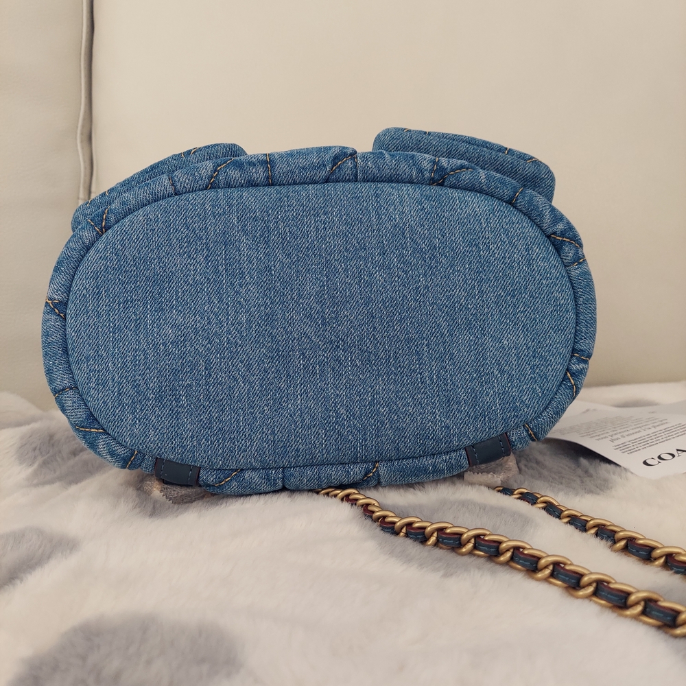 NWT Coach Denim Tabby Quilted Bag - Picture 3 of 9